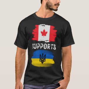 Kanada stöder Ukraina, stöder Ukraina T Shirt