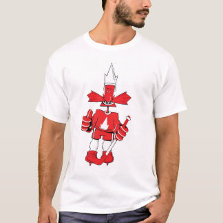 Kanada stolt hockeyspelare tee