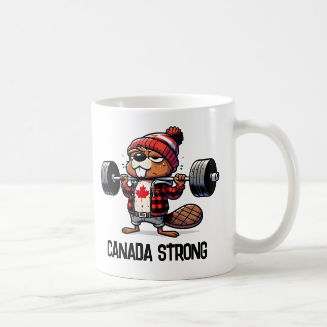 Kanada Strong Weight Living Beaver Kaffemugg (Höger)