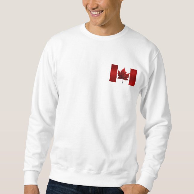 Kanada Sweatshirt Canada Flagga Souvenir Sweatshir (Framsida)