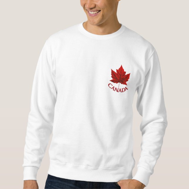 Kanada Sweatshirt Canada Flagga Souvenir Sweatshir (Framsida)