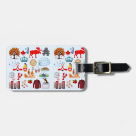 Kanada Symbols Bagagebricka