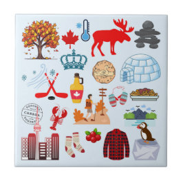 Kanada Symbols Kakelplatta