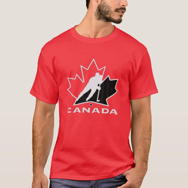 Kanada T, Canadian T, Canada Flagga, Kanada T Shirt (Framsida)