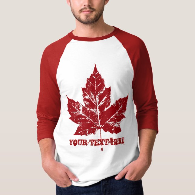 Kanada T-Shirt Canada Maple Löv Shirt (Framsida)