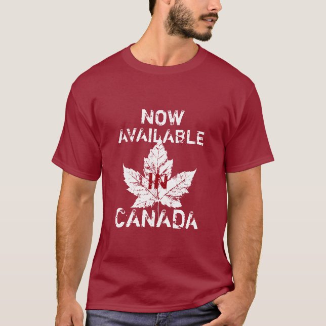 Kanada T-shirts Roliga Kanada Souvenir T-shirts (Framsida)