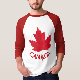 Kanada T-Shirts Stencil Kanada Maple Löv Shirt
