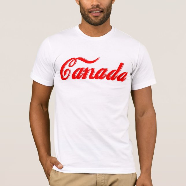 Kanada t-skjorta t-shirt (Framsida)