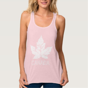 Kanada Tanktop Coola Canada Souvenir Women's Toppa Linne Med Racerback