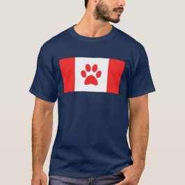 Kanada Tass Flagga - Lustigt kanadensiska Flagga T Shirt