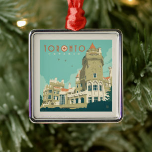 Kanada Toronto, Casa Loma Julgransprydnad Metall