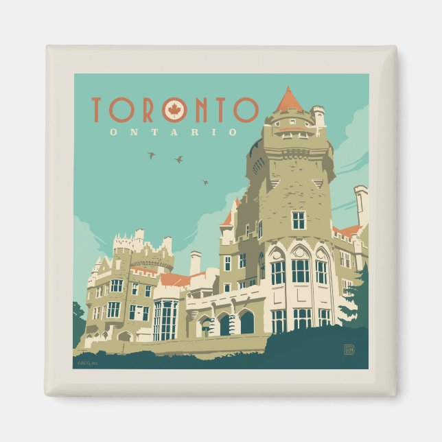 Kanada | Toronto, Casa Loma Magnet (Framsidan)