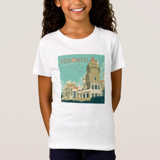 Kanada | Toronto, Casa Loma T Shirt (Framsida)