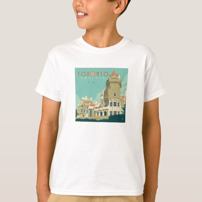 Kanada | Toronto, Casa Loma T Shirt (Framsida)