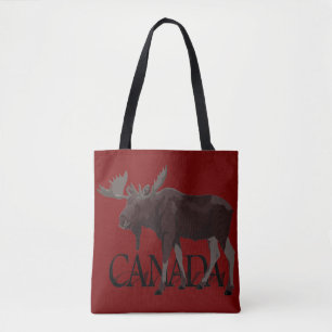 Kanada Tote bags Anpassningsbar Canada Moose Shopp Tygkasse