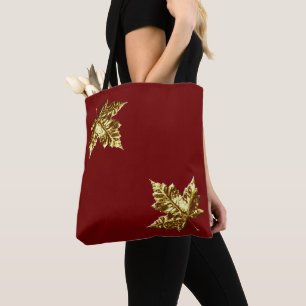 Kanada Tote bags Canada Guld Maple Löv Bags Tygkasse