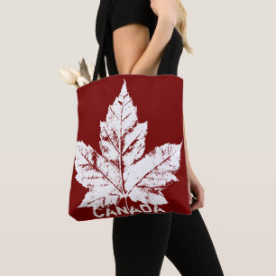 Kanada Tote bags Retro Canada Maple Löv Bags Tygkasse