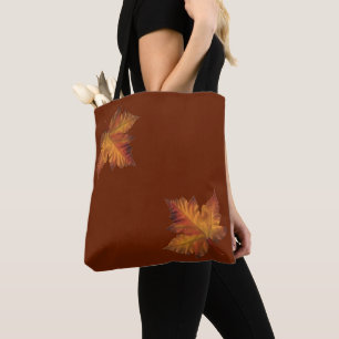 Kanada Totebags Guld Lönnlöv Souvenirpåsar Tygkasse