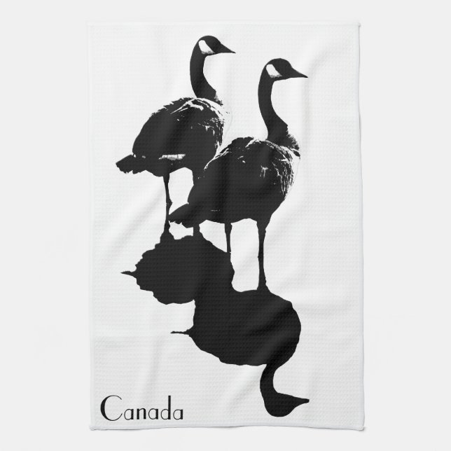 Kanada Towel Personlig Canada Goose Tea Towel Kökshandduk (Vertikal)