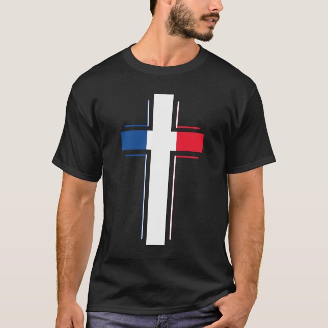 Kanada trogna katoliker t shirt (Framsida)