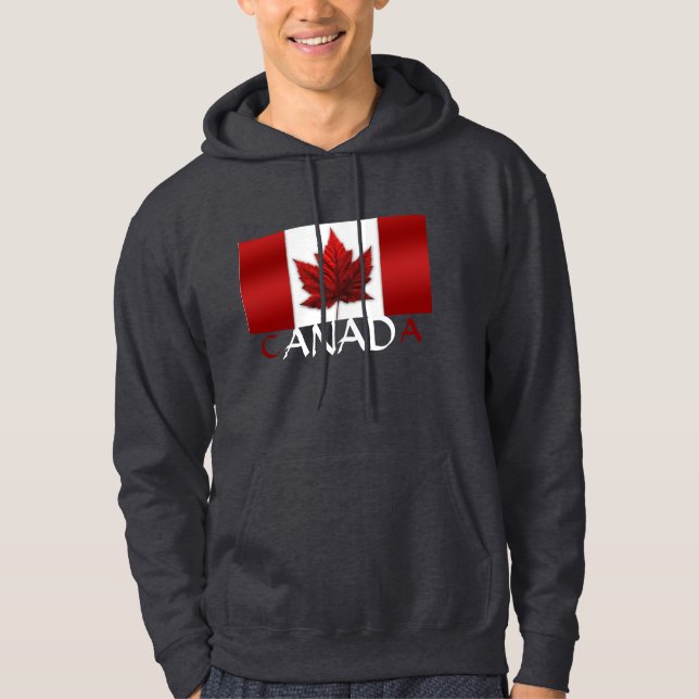 Kanada Tröjor Kanada Flagga Sweatshirt Suvenirer (Framsida)