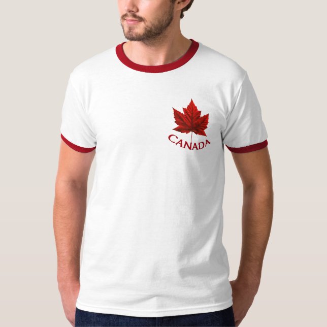 Kanada Tröjor Kanada Lönnblad Jersey T-tröjor (Framsida)