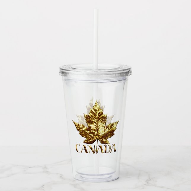 Kanada Tumbler Guld Medal Canada Souvenirs Take Away Mugg (Framsida)