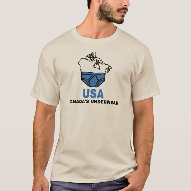Kanada underkläder tee shirt (Framsida)