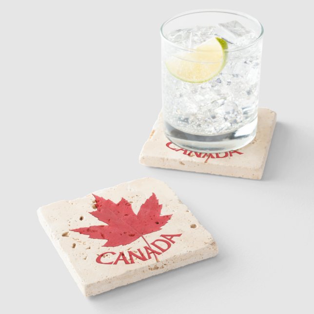 Kanada Underlägg Canada Maple Löv Souvenir Underlä (Sidan)