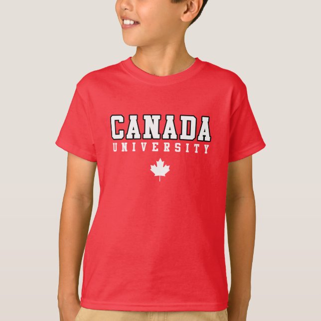 Kanada Universitet T-shirt (Framsida)