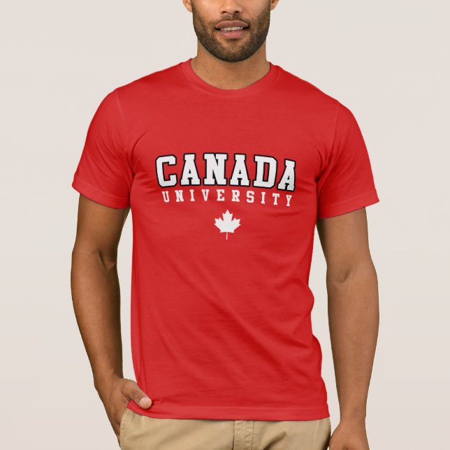 Kanada Universitet Tee (Framsida)