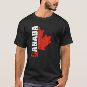 Kanada USA Amerika Hockey Canadian Maple Löv T Shirt