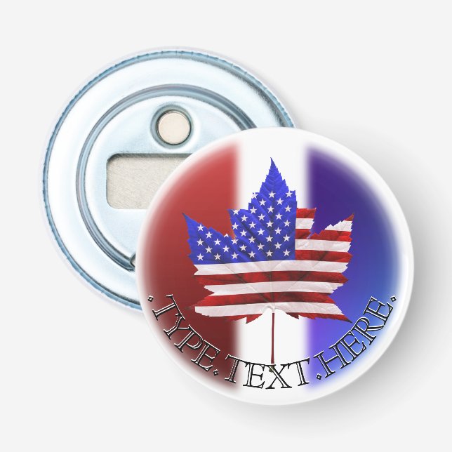 Kanada USA Flaska Open er Personlig Souvenirs Flasköppnare (Framsidan)