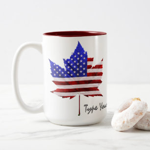 Kanada USA Kopp US/Kanada Souvenir Muggar & Kopp