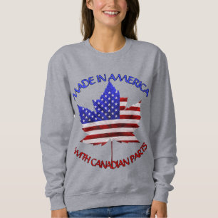 Kanada USA Shirt Personlig US Canada Sweatshirt T