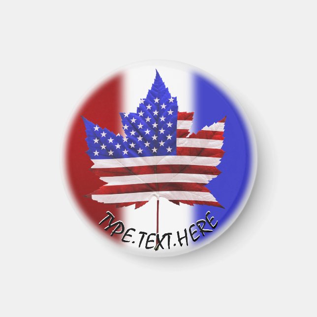 Kanada USA Souvenir Fridge Magnets Magnet (Framsidan)