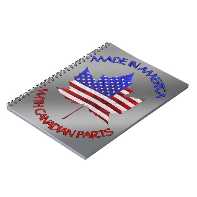 Kanada USA Souvenir Notebook / Sketchpad Anteckningsbok (Vänstra Sidan)