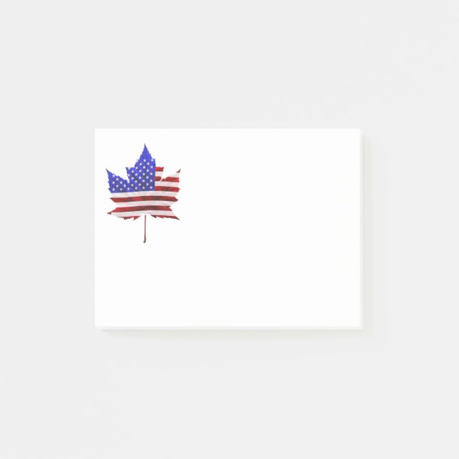 Kanada USA Souvenir Post-it-Notes Post-it Block (Framsida)