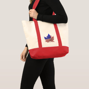 Kanada USA Tote bags Kanada/USA Souvenir Bags Tygkasse