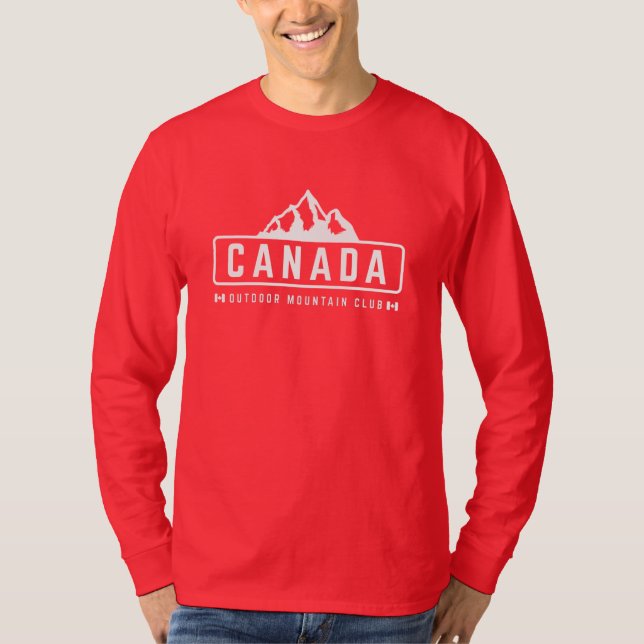 Kanada utomhus t shirt (Framsida)