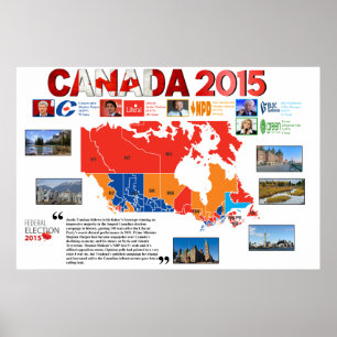 Kanada valplakat 2015 poster
