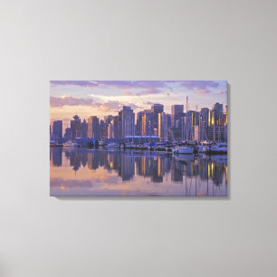 Kanada, Vancouver, British Columbia. Vancouver Canvastryck