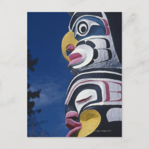Kanada, Vancouver, Stanley Park, totem pole Vykort