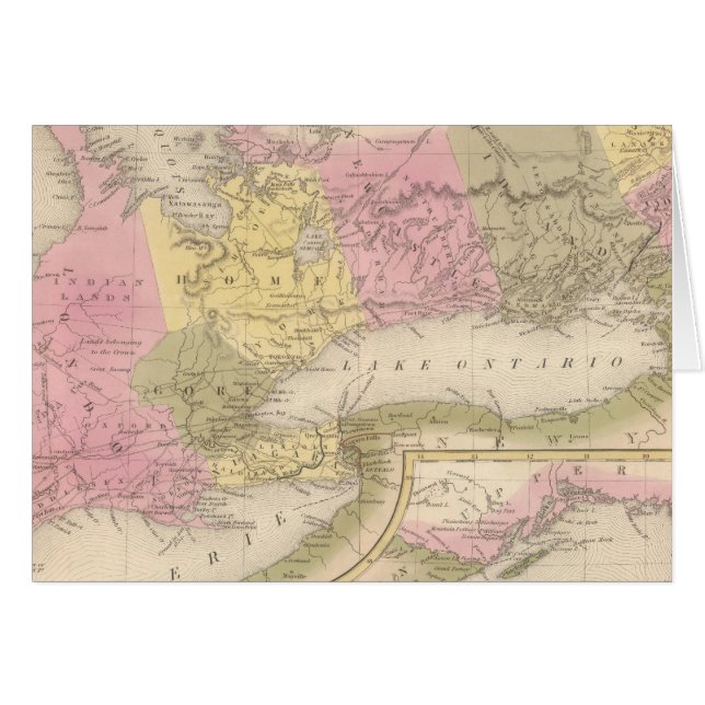 Kanada Väster 2 Hälsningskort (Framsidan Horizontal)