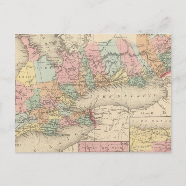 Kanada Väster Upper Vykort (Framsida)