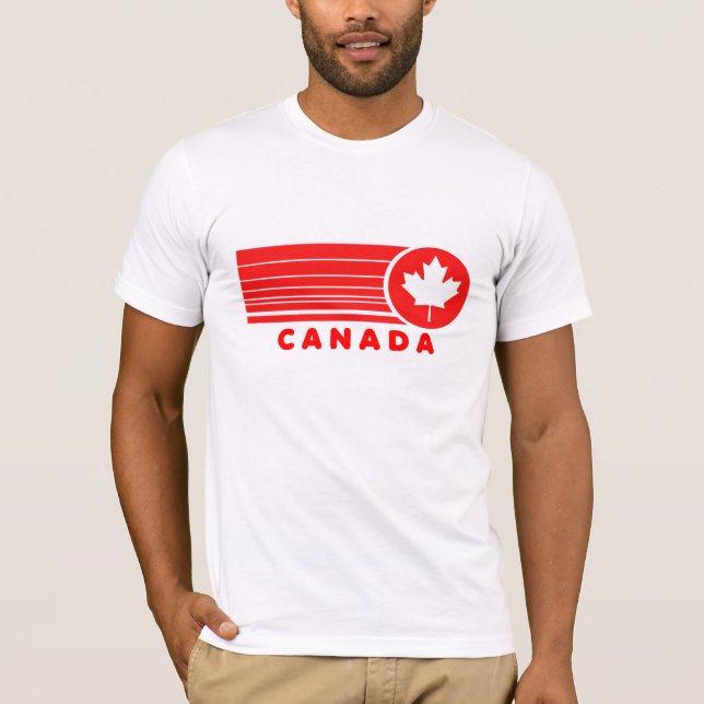 Kanada Vintage Lönnblad T-Shirt (Framsida)