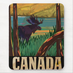 Kanada Vintage Resa Affisch Musmatta