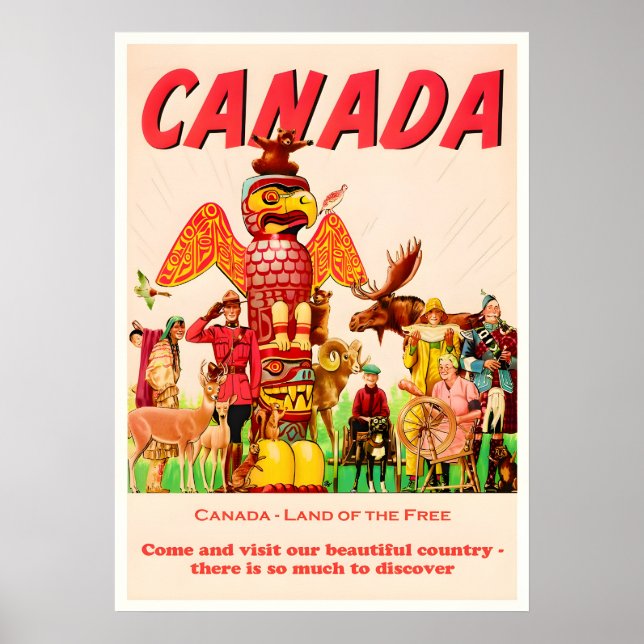 Kanada Vintage resor Poster (Framsidan)