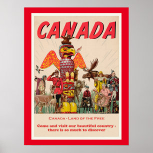 Kanada, vintage resor poster