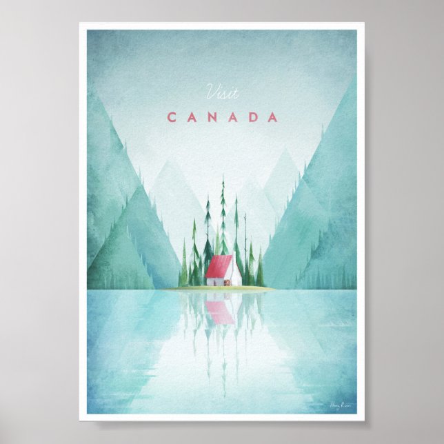 Kanada Vintage resor Poster (Framsidan)